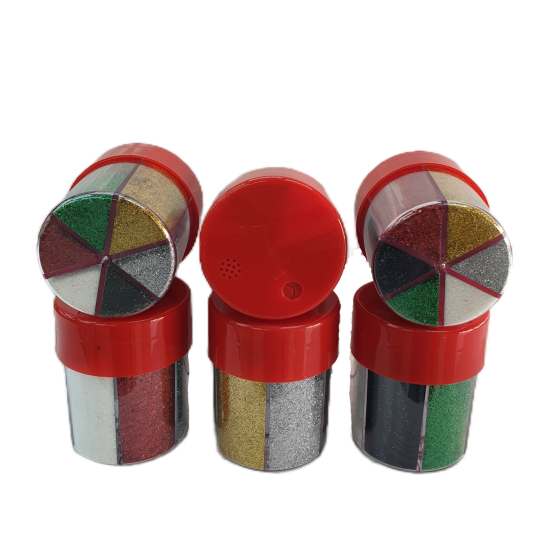 6 COLOR Glitter Powder Extra Fine Sage for Tumblers Resin Crafts Slime Cosmetic Nail Painting St Patricks Day Decor